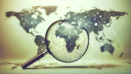 Buscando apellidos en un mapa del mundo