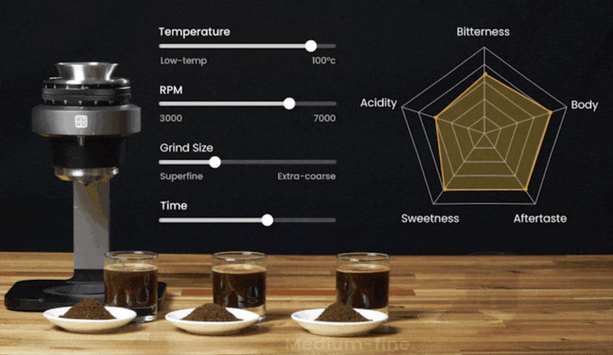 KUKU Maker, la cafetera que usa fuerza centrífuga para generar presión