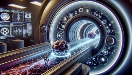 Robots magnéticos luchando contra el cáncer de hígado