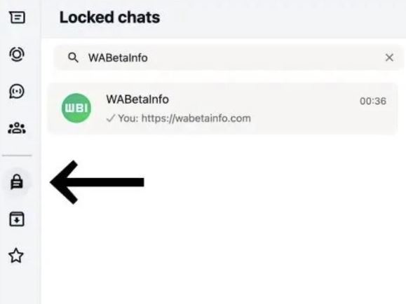 Bloqueo de chat desde Whatsapp Web segun wabetainfo
