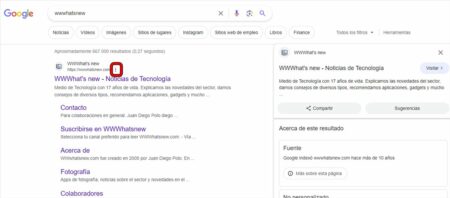 caché de google