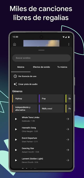 Canciones gratis en Youtube Create