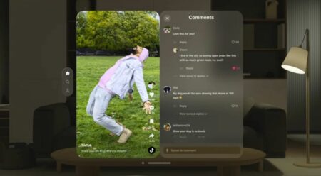 tiktok para apple vision pro