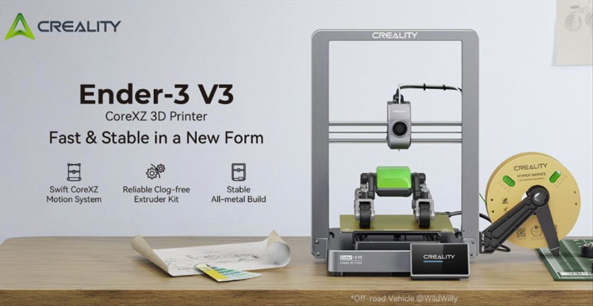 Ender-3 V3, una nueva era en la impresión 3D, de Creality