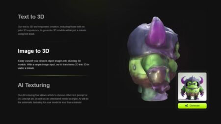 Meshy, para crear modelos 3D con inteligencia artificial a partir de texto y de imágenes