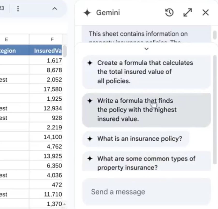 Algunas de las cosas que podemos pedir con Gemini