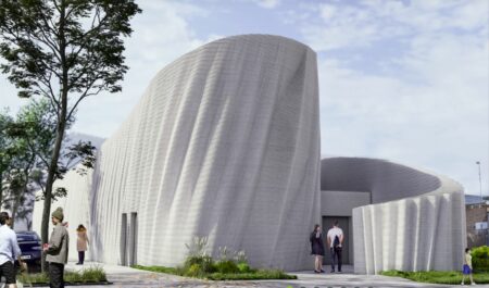 edificio impreso en 3D