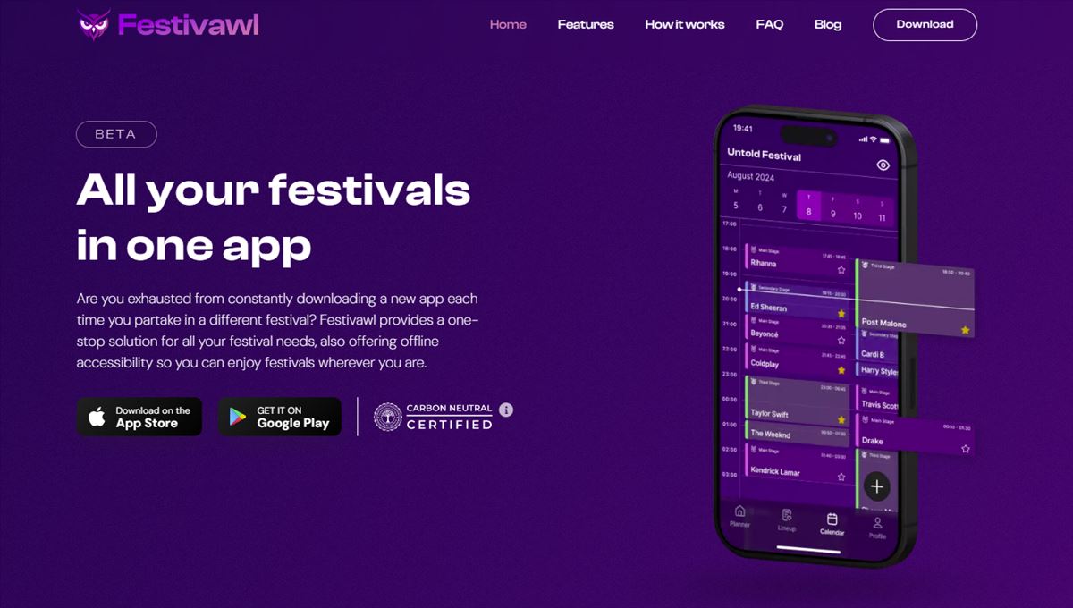 Festivawl , un calendario con todos los festivales y conciertos que te interesan