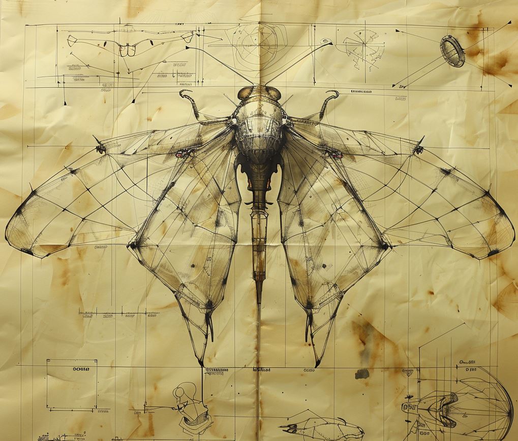 Imagen representativa de un insecto volador mecanizado