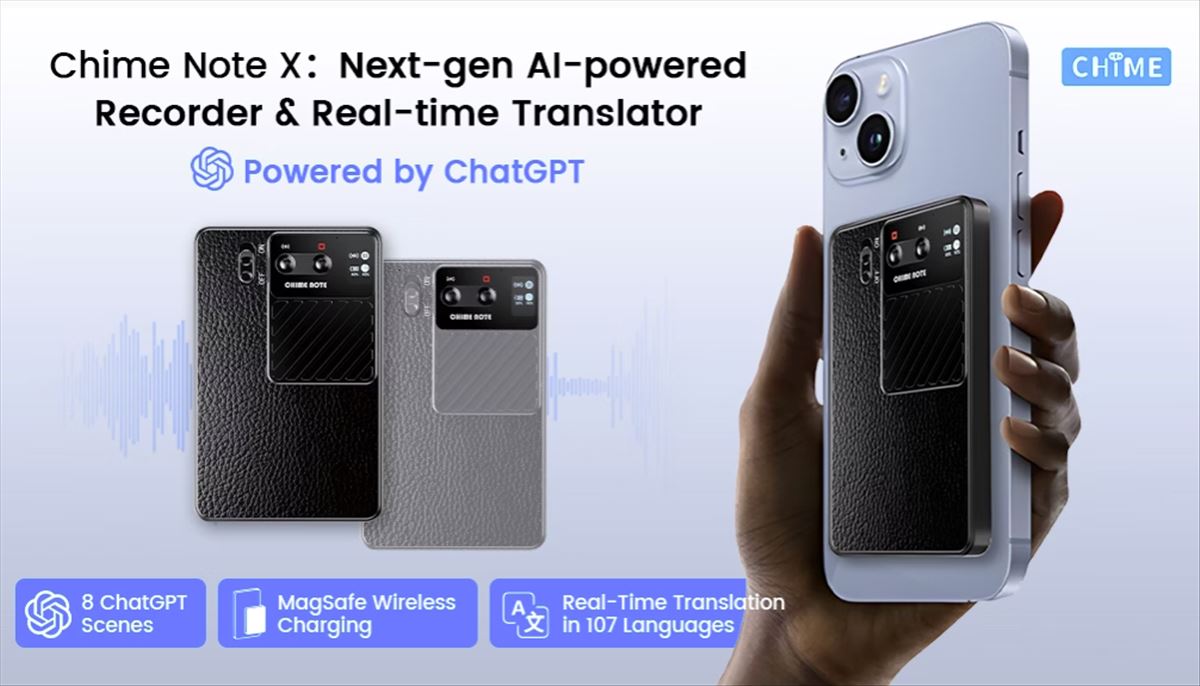Chime Note X: The Ultimate Portable Translator with ChatGPT Integration for Only 73 Euros