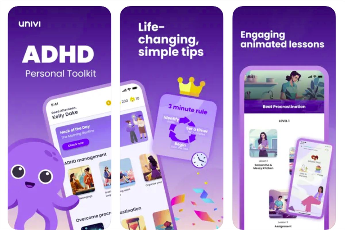 Cómo tratar el TDAH con la nueva app Univi