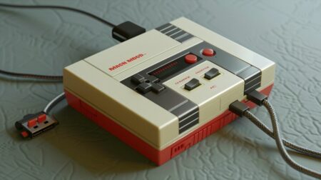 consola retro creada con Midjourney