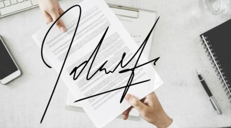 firma de contrato