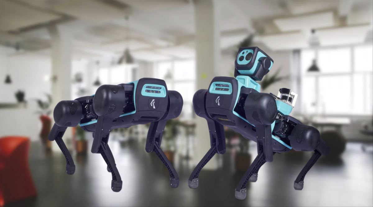 Perro-robot Keyper, presentación del robot con capacidad de inspección autónoma