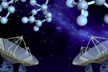 moléculas en el espacio