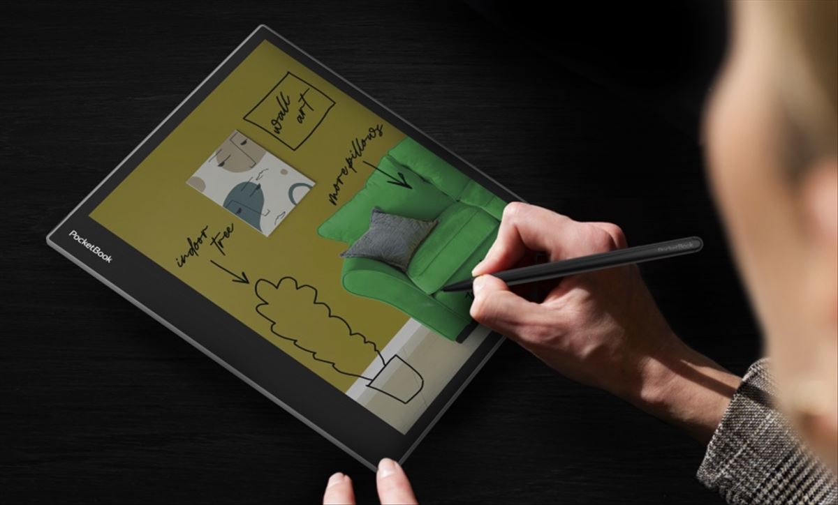 El PocketBook InkPad Eo: un dispositivo de lectura y notas digitales con pantalla a color E Ink de 10.3 pulgadas