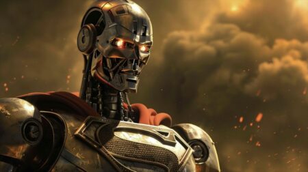 robot con superpoderes