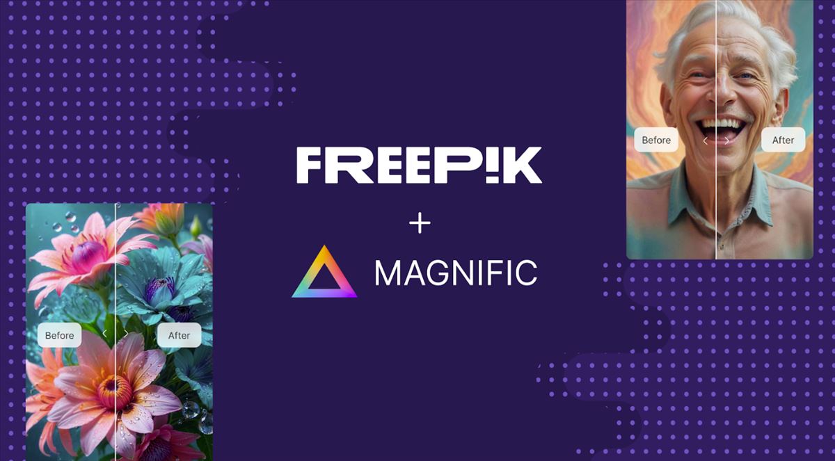 Freepik compra Magnific, la impresionante herramienta IA que mejora la calidad y adopta estilos de imágenes