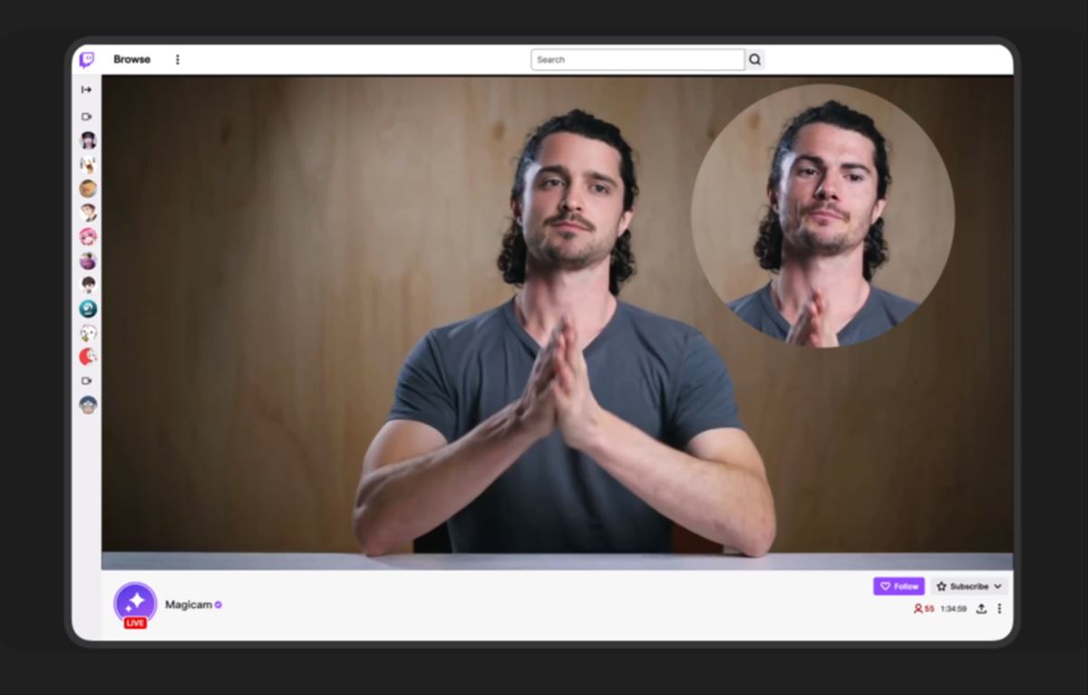 Transforma tu rostro en tiempo real con Magicam: la nueva era del streaming