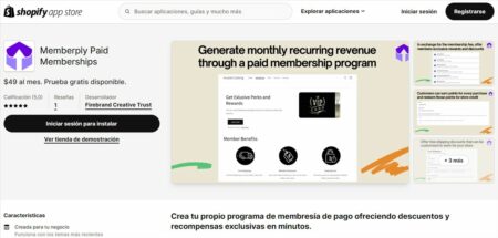 membresías shopify
