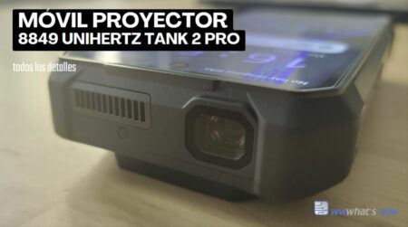 8849 Unihertz Tank 2 PRO, así es este móvil con proyector de 100 lumens