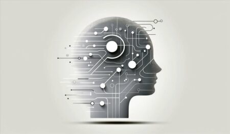 imagen minimalista y moderna sobre el tema del seguimiento del origen de la información en modelos de IA como ChatGPT