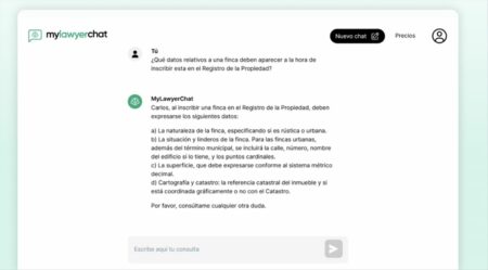 MyLawyerChat: Consultas legales con Inteligencia Artificial
