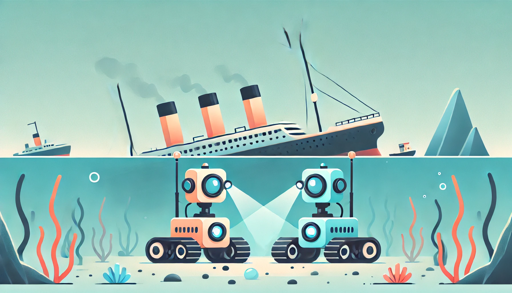 Nuevos Robots explorarán en las profundidades al Titanic