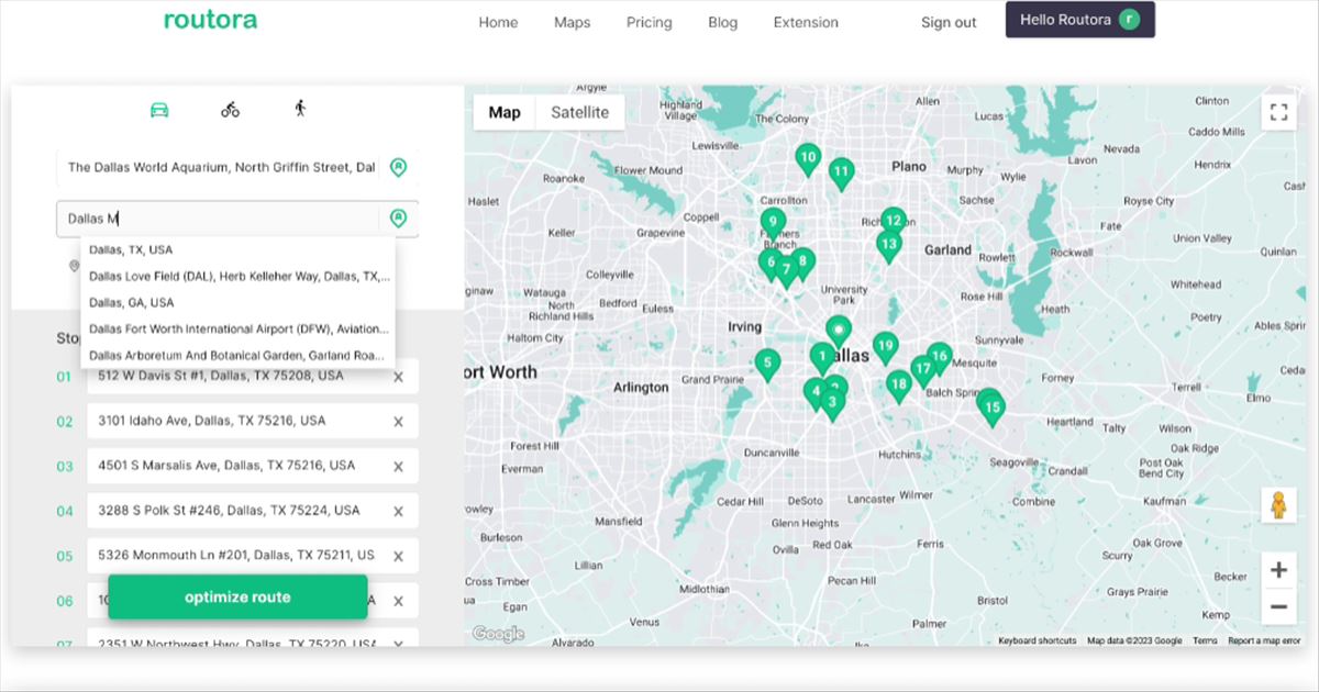 Routora Maps, para optimizar rutas y ahorrar tiempo