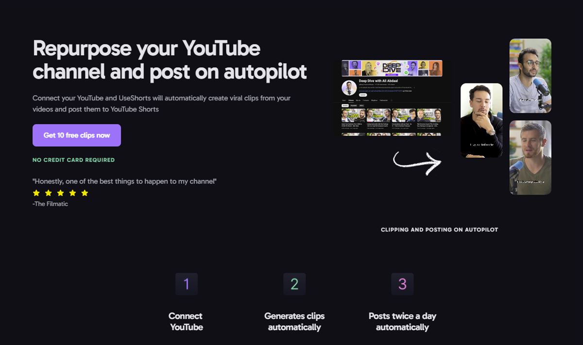 Automatiza tu canal de YouTube con UseShorts
