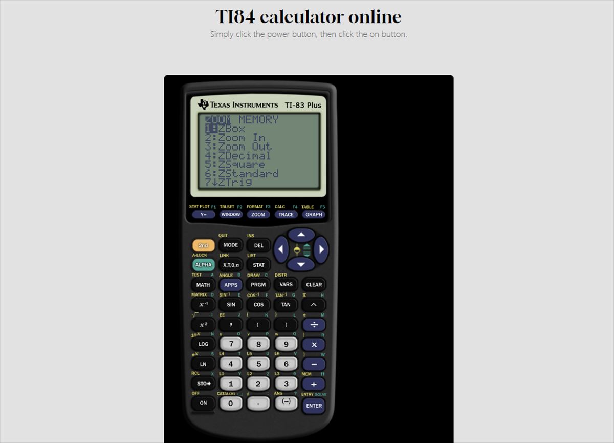 La calculadora TI-84 en línea que necesitas conocer