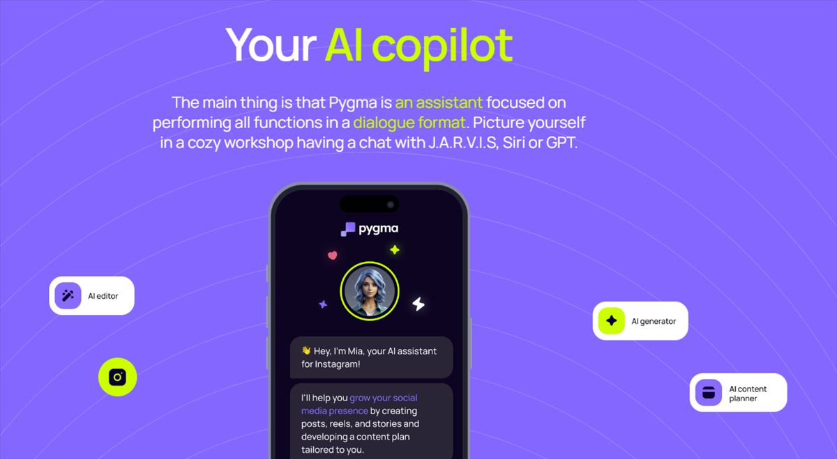 Pygma: Tu asistente IA de contenidos para Instagram