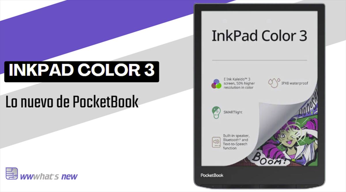 Así es el PocketBook InkPad Color 3: El lector electrónico ideal para amantes de los cómics