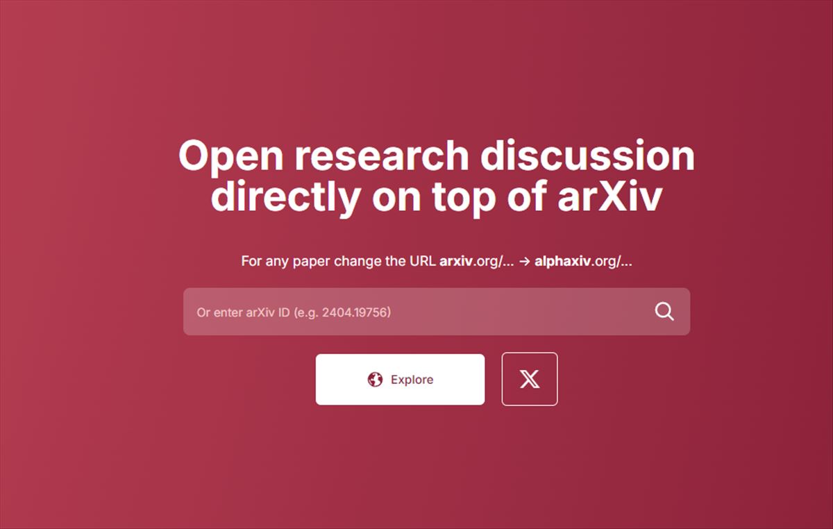 AlphaXiv: para discutir sobre ciencia con otros científicos de todo el mundo