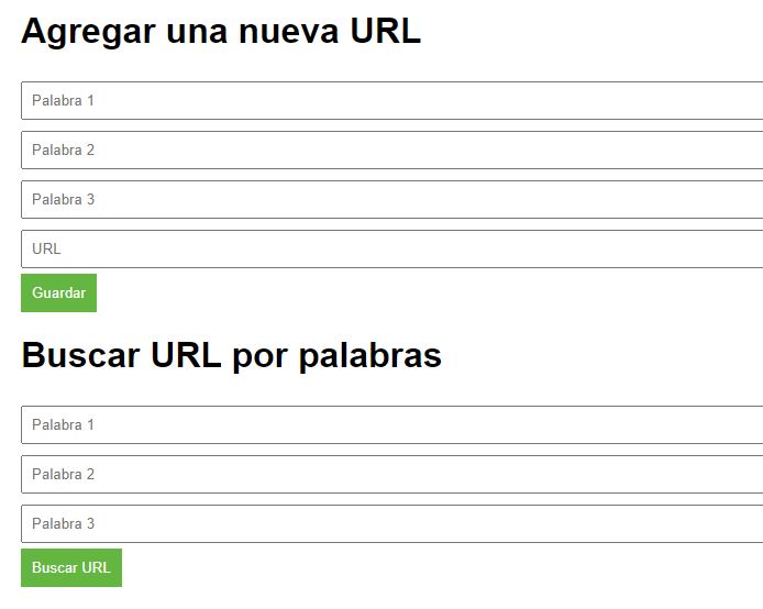 Crear y compartir URLs con palabras