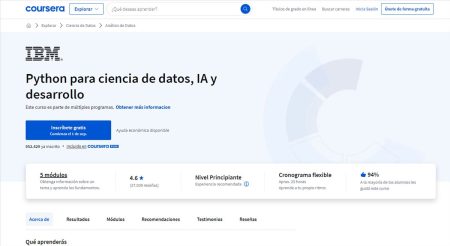 IBM lanza un curso gratuito online de Python, ideal para iniciarse en inteligencia artificial y análisis de datos
