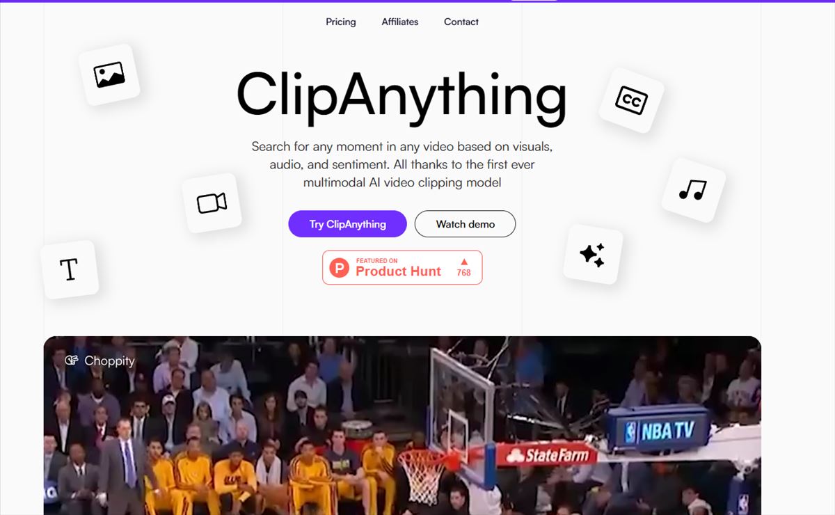 ClipAnything: encuentra y edita cualquier momento de un video con IA