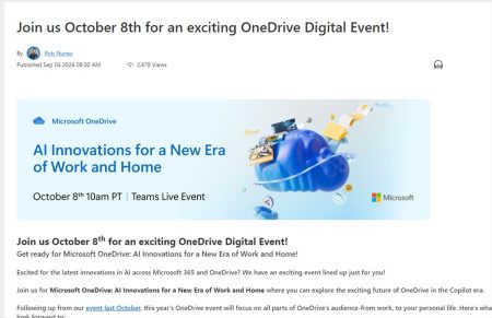 Microsoft OneDrive: Nuevas funciones de Copilot y actualizaciones que cambiarán la experiencia del usuario
