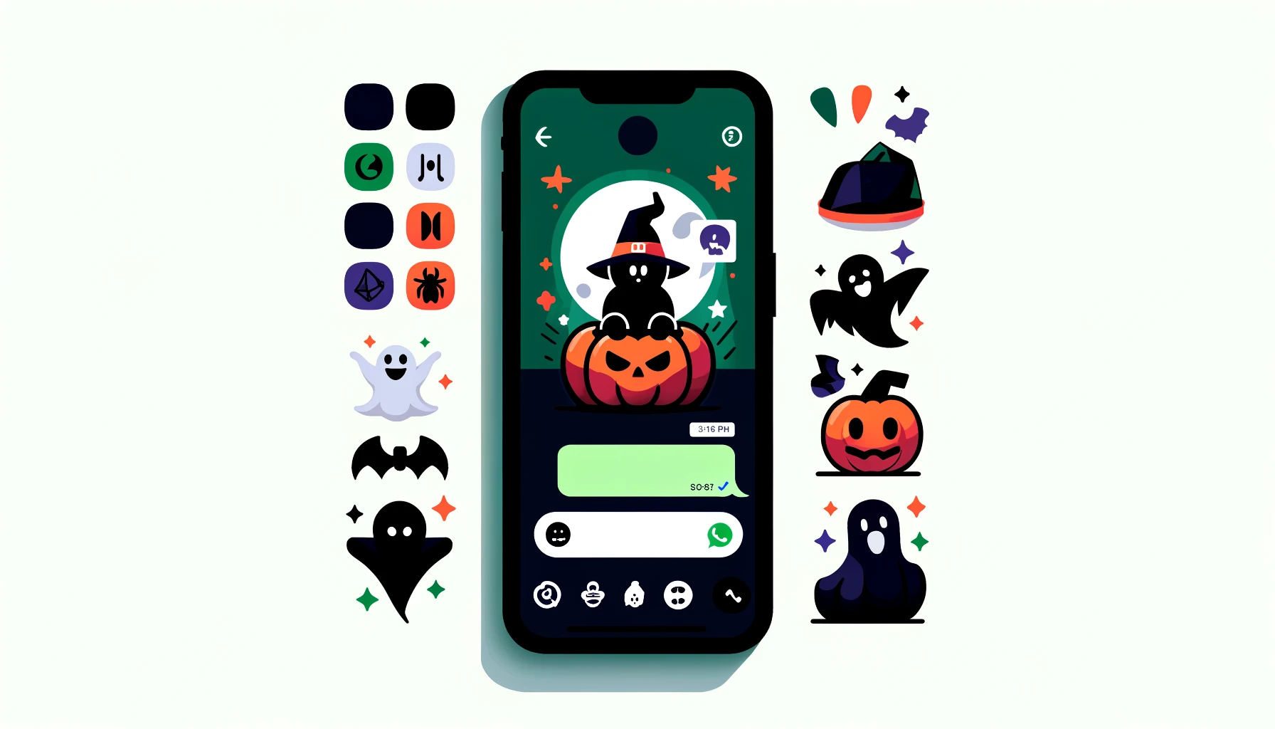 Halloween en WhatsApp: cómo crear y descargar stickers para tus conversaciones más terroríficas