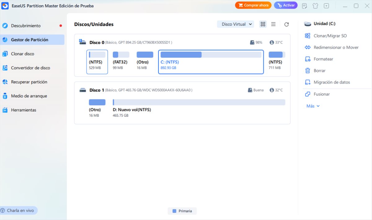 EaseUS Partition Master