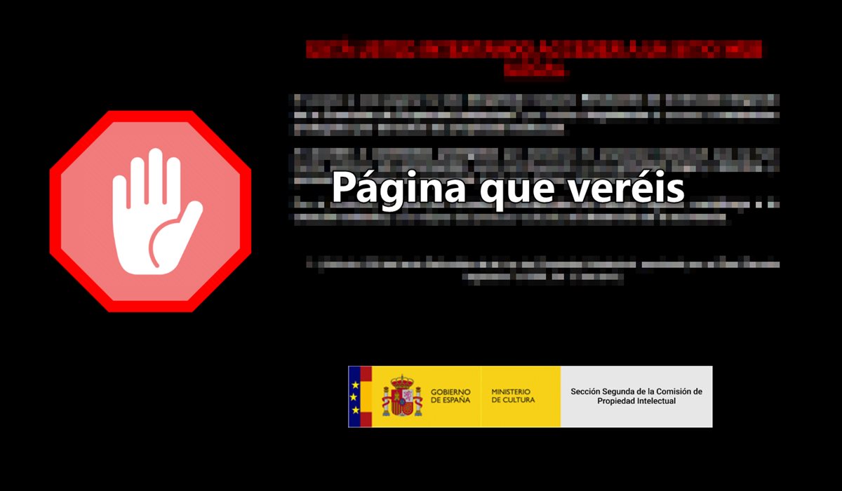 ¿Qué verás en pantalla al intentar acceder a una web ilegal?