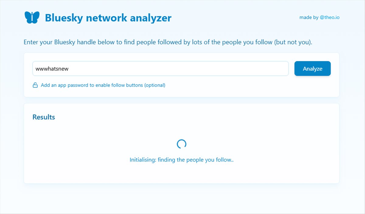 Bluesky Network Analyzer: La herramienta para encontrar cuentas interesantes en Bluesky