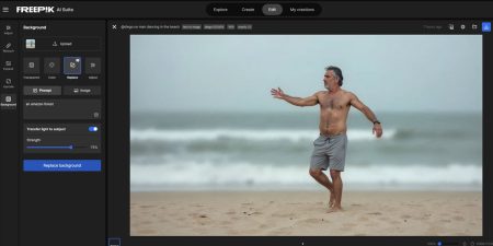 Cómo cambiar el fondo de una imagen con lo nuevo de Freepik