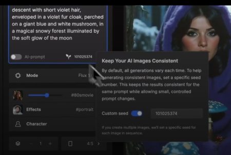La magia del Custom Seed en Freepik AI Suite: Consistencia en tus personajes y escenas