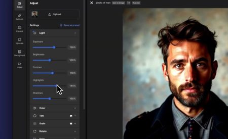 Así es Adjust, la nueva función para editar imágenes con Freepik