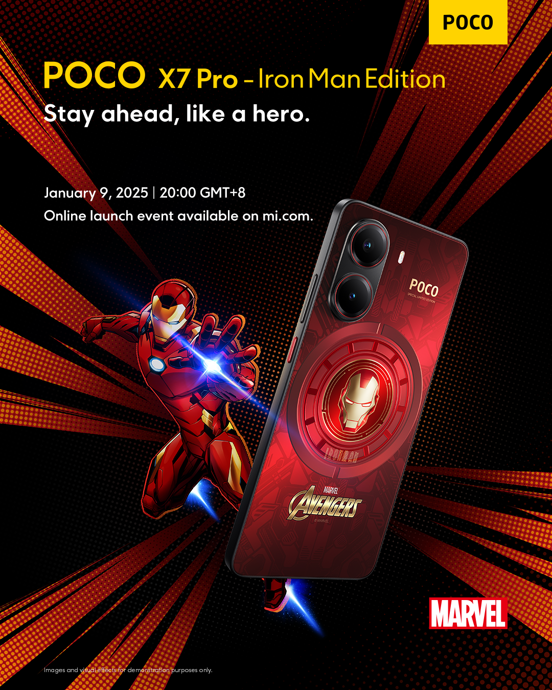 POCO X7 Pro Iron Man Edition