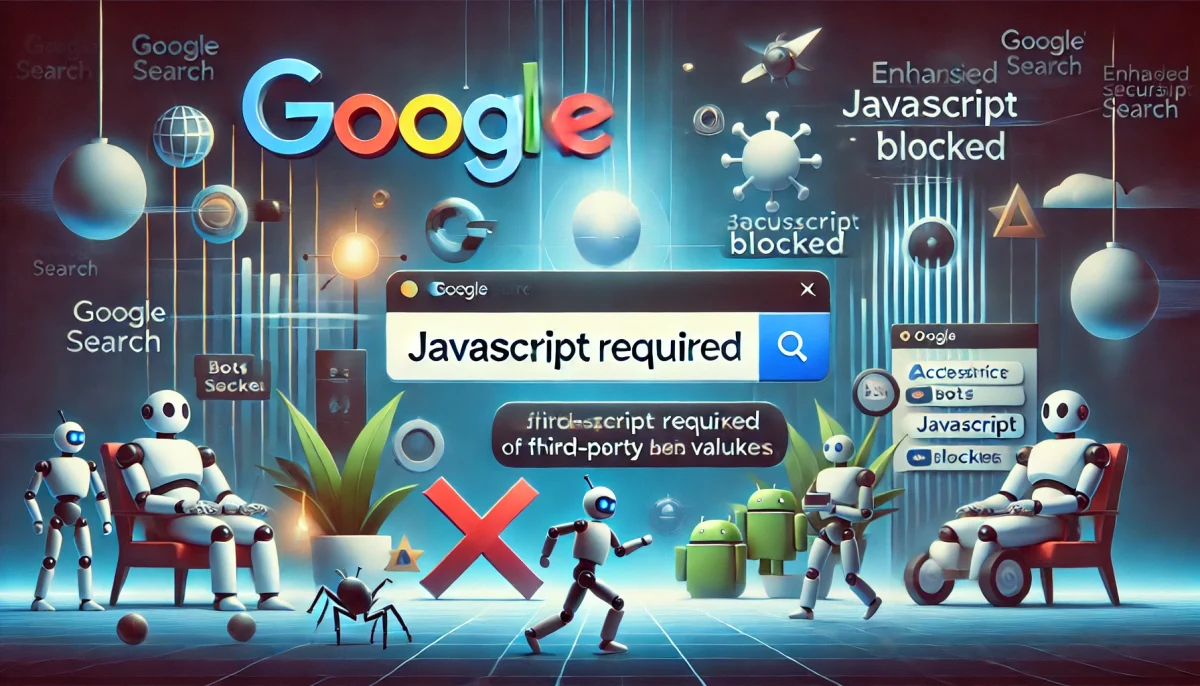 decisión de Google de requerir JavaScript para Google Search