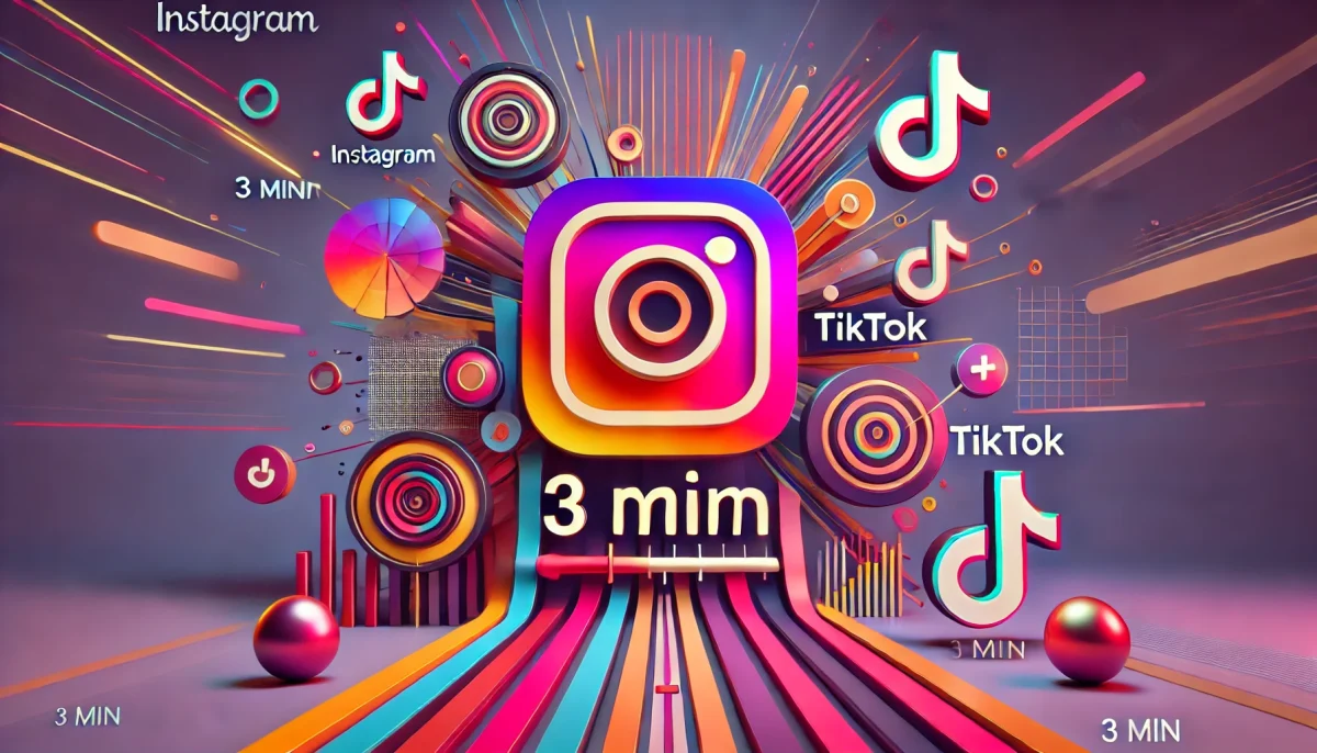 el anuncio de Instagram sobre la extensión de la duración de Reels a 3 minutos