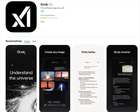 Grok ahora es una app independiente, de momento solo para iOS