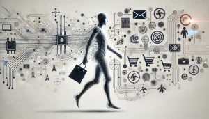 Representacion-minimalista-y-surrealista-de-la-fusion-entre-inteligencia-artificial-y-habilitacion-de-ventas-con-Regie.ai_